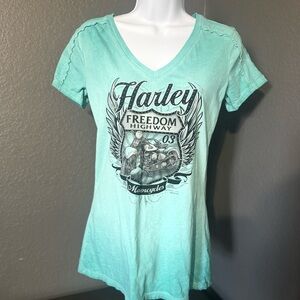 Harley-Davidson Teal T-Shirt